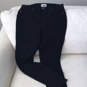 PAIGE Jet Black Skinny Jeans